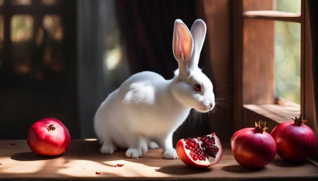 can rabbits drink pomegranate juice