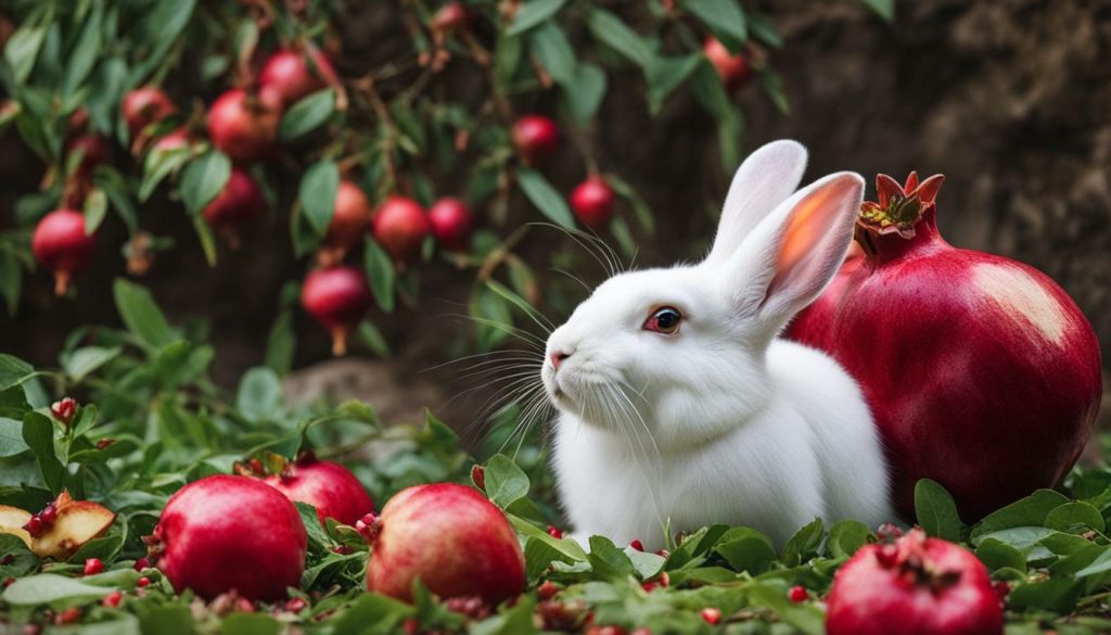 can rabbits eat pomegranate seeds