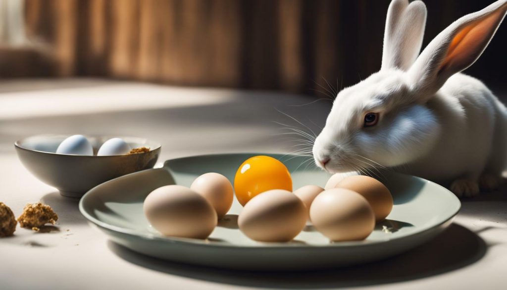 determining which eggs are harmful to rabbits