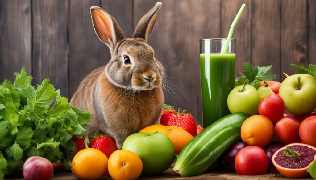 fruit juice for rabbits