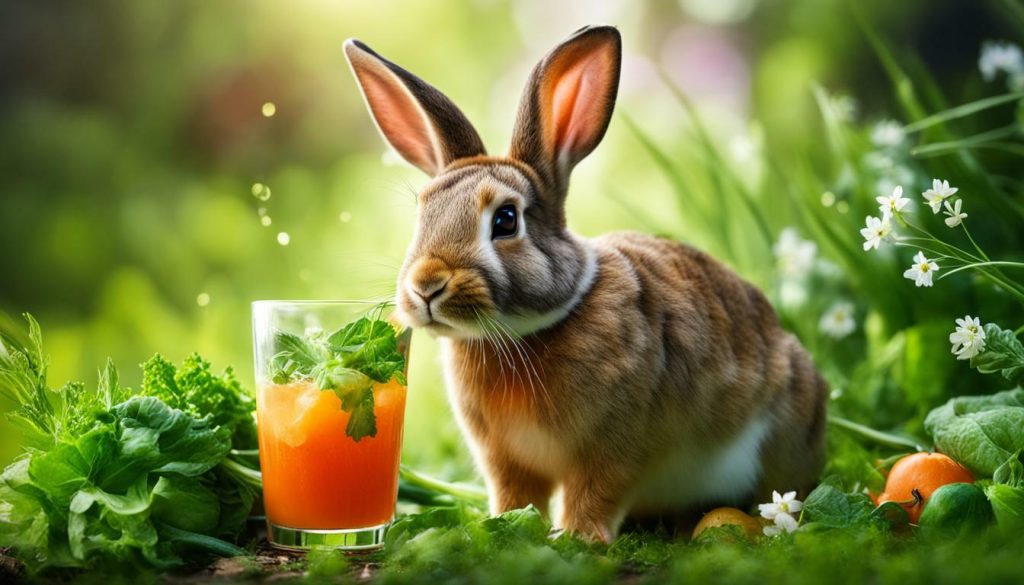 healthy drink for rabbits
